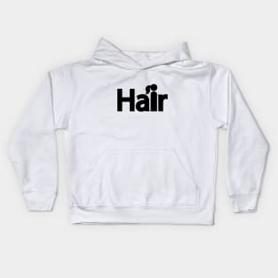 Hair artistic design Kids Hoodie